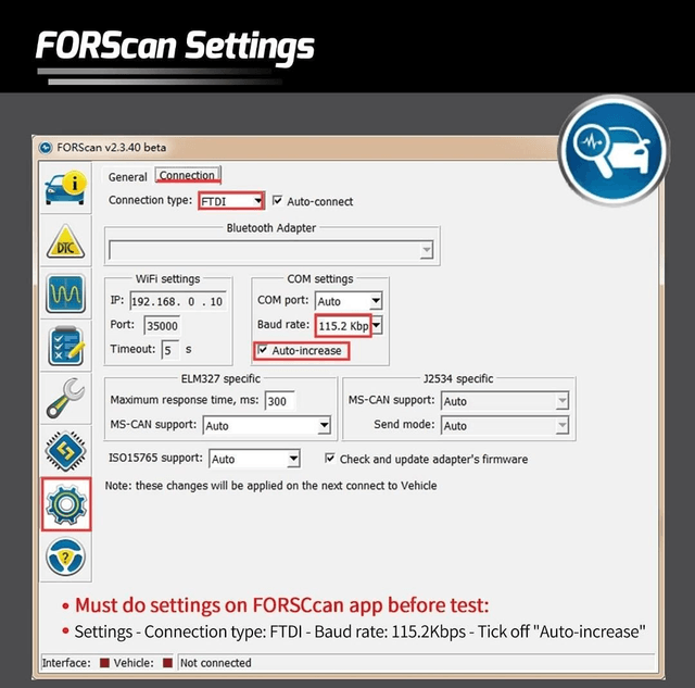 (New) Vgate vLinker FS OBD2 USB Adapter For Forscan HS/MS-CAN Auto Switch