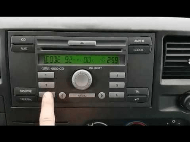 Ford Radio Code/locked Radio Unlocking
